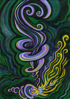 "Wind" 12 x 16 Acrylics on Canvas