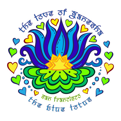 Blue lotus stickers