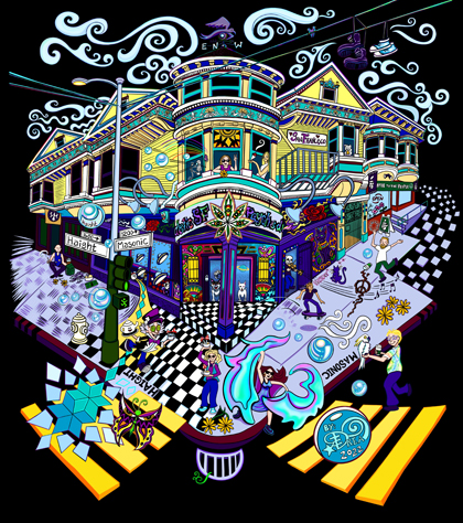 Psychedelic SF Gallery Graphic