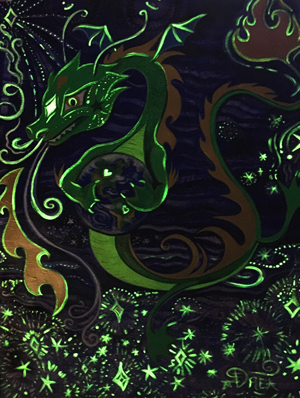 Cosmic Dragon Glow
